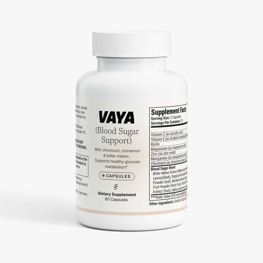 3x Vaya Blood Sugar Support