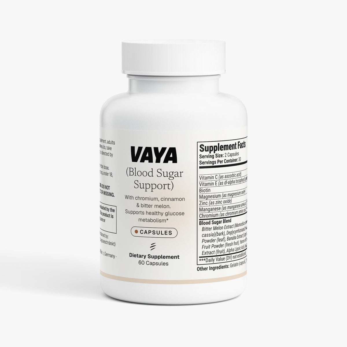 5x Vaya Blood Sugar Support