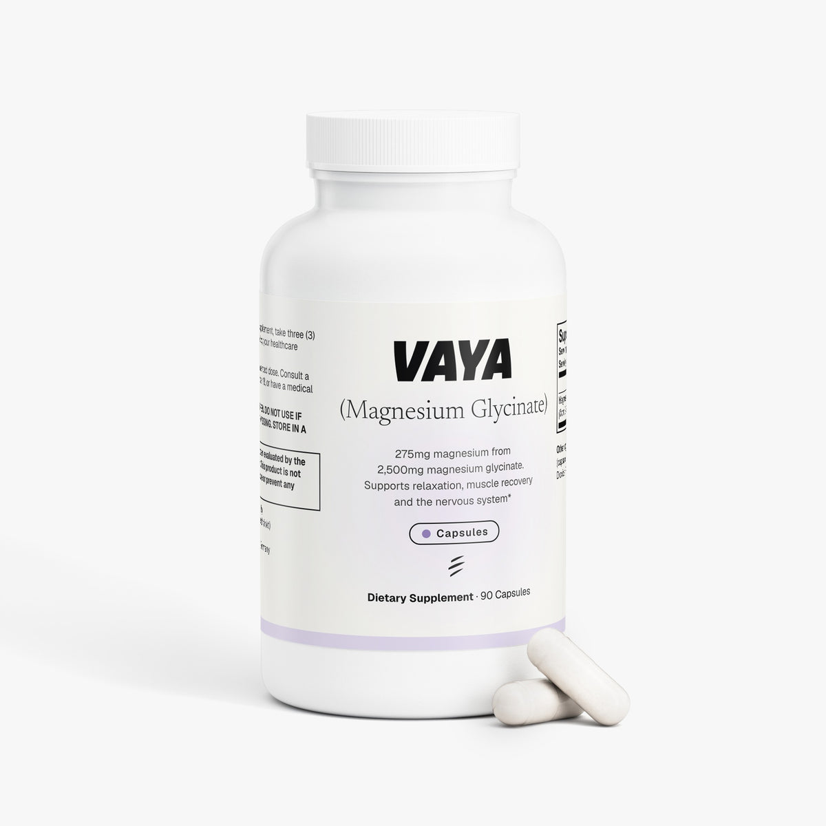 5x Vaya Magnesium Glycinate