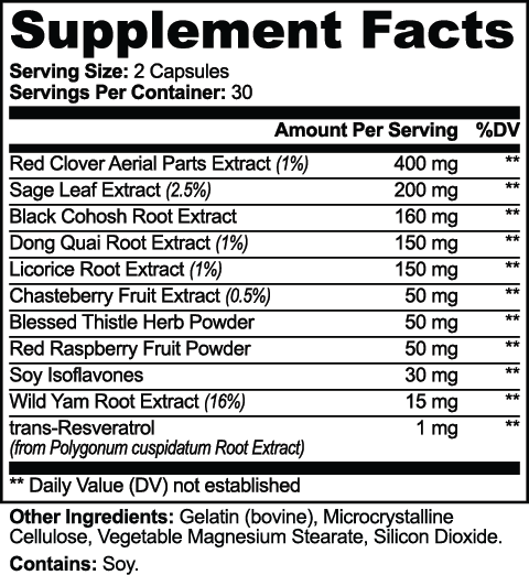 5x Vaya Women's Hormone